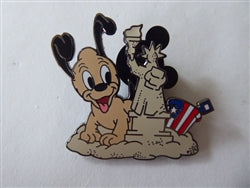 Disney Trading Pin  12955    WDW - Pluto's Son - Junior - Mickey's Star Spangled Pin Event - Map Search