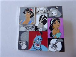 Disney Trading Pin  130056    DSSH - Aladdin - Character Block