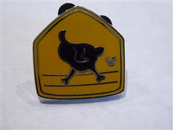 Disney Trading Pin 130372 DLR - Hidden Mickey 2018 - Toontown Signs - Chicken Crossing