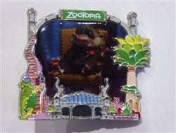 Disney Trading Pin 130890 DS - October 2018 Park Pack - Zootopia Frame - Version 3