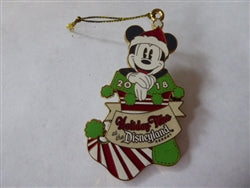 Disney Trading Pin 131887 DLR - Holiday Time at Disneyland 2018 Tour Pin