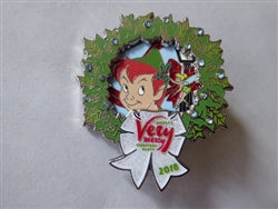 Disney Trading Pin 132061 WDW Magic Kingdom 2018 Very Mery Christmas Party Event Peter Pan and Tinker Bell