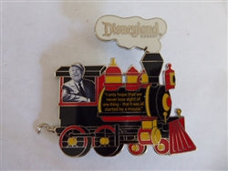 Disney Trading Pin 132678 DLR - Passholder Train with Quote