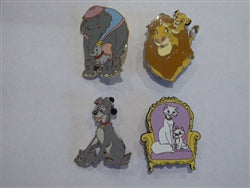 Disney Trading Pin 132708 Acme/HotArt - Classic Cutout - Family Portrait II Set