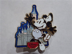 Disney Trading Pin 133059 Disney Visa Cardmember Exclusive - The Rewards Are Magic - Steamboat Willie Mickey