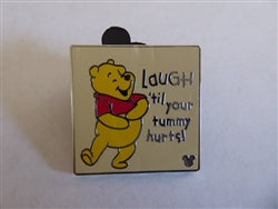 Disney Trading Pin 134121 DLR - Hidden Mickey 2019 - Pooh Quotes - Laugh