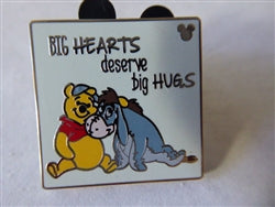 Disney Trading Pin 134122 DLR - Hidden Mickey 2019 - Pooh Quotes - Big Hearts