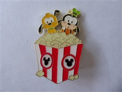 Disney Trading Pin  134215     SDR - Cuties - Goofy and Pluto - Popcorn