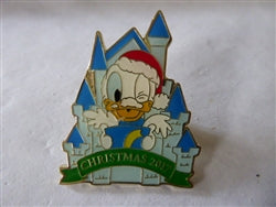 Disney Trading Pins 134525 TDR - Donald Duck - Castle - Game Prize - Christmas 2017 - TDS