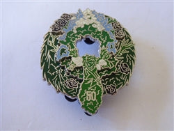 Disney Trading Pins  136226 DLR - The Haunted Mansion 50th Anniversary - Exterior Elements - Mourning Wreath