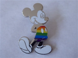 Disney Trading Pin 140724 DLP - Silver Mickey Mouse Rainbow