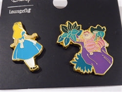 Disney Trading Pin 143109 Loungefly - Alice and Cheshire Set