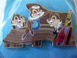 Disney Trading Pin 143491 Artland - Chip 'n' Dale and Clarice - Band - Cut Out
