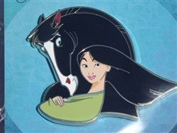 Disney Trading Pins 143497 Artland - Mulan and Khan - Posing - Princess and Horse Artist Proof