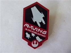 Disney Trading Pin 143890 Star Wars – A-Wing Fighter - Silhouette Mystery