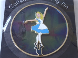Disney Trading Pin 144669 Artland – Alice in Wonderland and White Rabbit – Pin On Glass Series