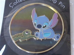 Disney Trading Pin 144670 Artland – Stitch and Turtle – Pin On Glass Series