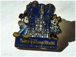 Disney Trading Pin  144812 WDW - Mickey & Minnie Mouse with Castle - 50th Anniversary
