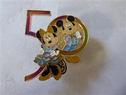 Disney Trading Pin 145078 WDW - Mickey and Minnie - 50th Anniversary