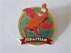 Disney Trading Pin 14521     JDS - Sebastian - Glitter Ovals