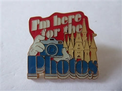 Disney Trading Pin 145248 WDW/DLR - I’m Here for the Photos - Flair pin