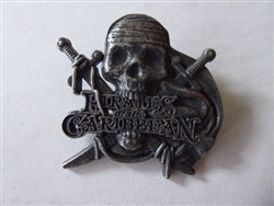 Disney Trading Pin 145845     DLP - Skull logo - Pirates of the Caribbean