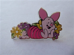 Disney Trading Pins   146640 DS - Piglet - Laying with Flowers