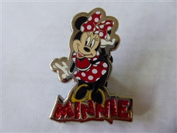 Disney Trading Pin  147512 Minnie - Red Sparkle Name
