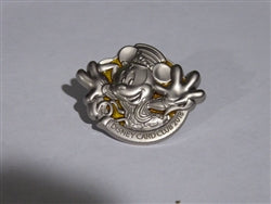 Disney Trading Pins 149364 JCB - Mickey Mouse - Silver 3D Formal Outfit - Disney Card Club 2018