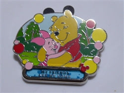 Disney Trading Pins   149429 DL - Pooh and Piglet - My Friends Are My Home - Disneyland Is Home