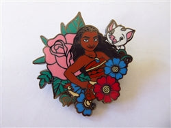 Disney Trading Pin 150094 Loungefly - Moana - Princess Floral Portrait