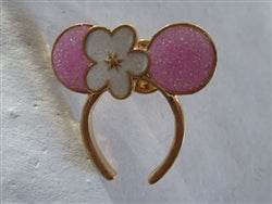 Disney Trading Pin 151035 Loungefly - Pink Glitter Flower Ears - Series 3 - Mystery