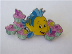 Disney Trading Pin 151189 Loungefly - Flounder - Princess Sidekicks & Desserts - Mystery