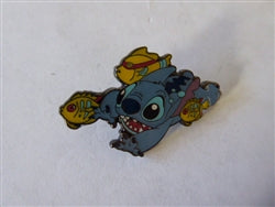 Disney Trading Pins 151585 Loungefly - Stitch & Fishes Swimming - Lilo and Stitch