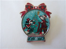 Disney Trading Pins 152439    Mickey and Minnie - Holiday - Gift Card - Snow Globe