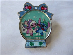 Disney Trading Pin 152440 Stitch and Angel - Holiday - Gift Card