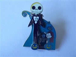 Disney Trading Pin 153193     WDW - Jack and Sally - Graveyard RIP - Nightmare Before Christmas