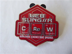 Disney Trading Pin 153920     DCA - Web Sliger - CREW - Worldwide Engineering Brigade - Booster