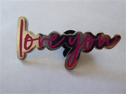 Disney Trading Pin 154132     DLP - Love You - Valentine Booster