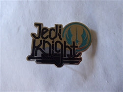 Disney Trading Pin 154341     Jedi Knight - Star Wars - Text with Jedi Order Symbol