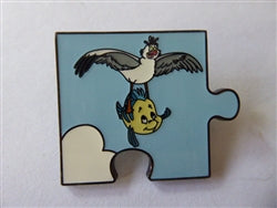 Disney Trading Pin 154603     Loungefly - Scuttle & Flounder - Tritons Gift Puzzle - Mystery - Little Mermaid