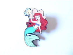 Disney Trading Pin 155429     Loungefly - Ariel and Flounder - Princess Floral Friends - Mystery - Little Mermaid