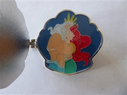 Disney Trading Pins  155689     Loungefly - King Triton and Ariel - Little Mermaid Hinged Shell - Mystery