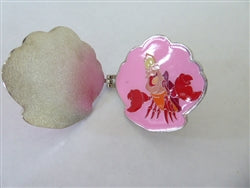 Disney Trading Pin 155690     Loungefly - Sebastian - Little Mermaid Hinged Shell - Mystery
