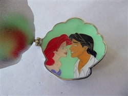 Disney Trading Pins  155692     Loungefly - Ariel and Eric - Little Mermaid Hinged Shell - Mystery