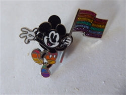 Disney Trading Pins 155724     Mickey with Flag - Rainbow