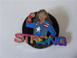 Disney Trading Pin 155731     America Chavez - Strong Love Bold - Rainbow - Marvel