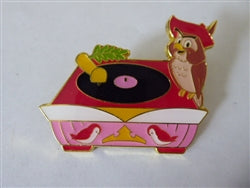 Disney Trading Pin 156024     Loungefly - Owl - Princess Sidekick Record Player - Sleeping Beauty - Mystery