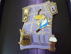 Disney Trading Pin  156086     Loungefly - Alice - Falling Down Rabbit Hole - Jumbo - Slider