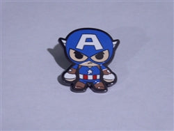 Disney Trading Pins 156543     Captain America - Marvel - Set 1 - Chibi Kawaii - Mystery